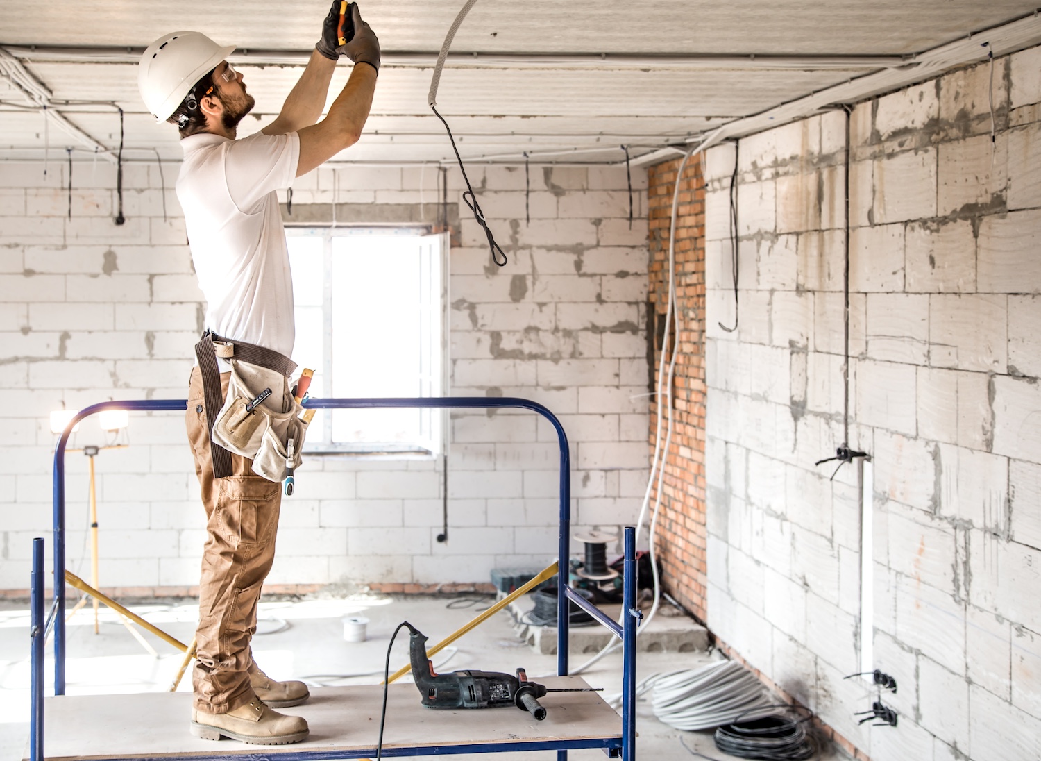 Préparation d’un chantier intérieur